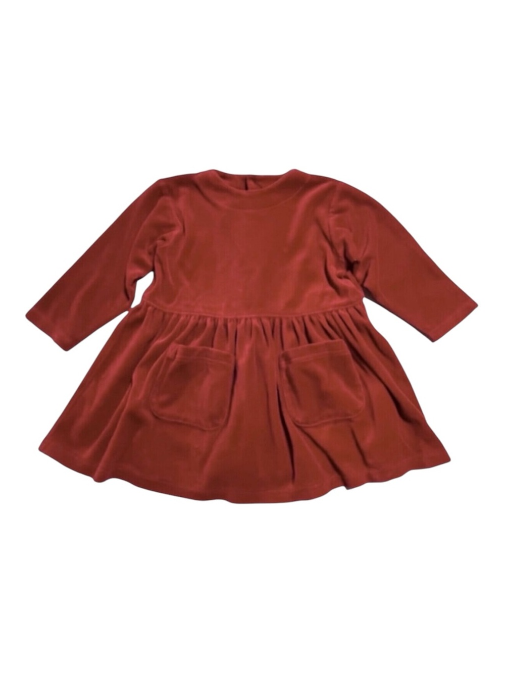 90's Vintage Baby Gap velour dress 18-24 months
